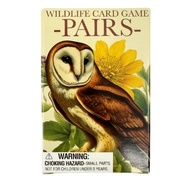 Wildlife Pairs Matching Card Game By House Of Marbles - Age 3 Plus