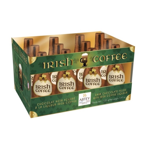 Dark Chocolate Irish Coffee Whisky Liqueurs Abtey 155g