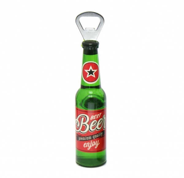 Beer Magnetic Bottle Opener Assorted Designs (1 Supplied)