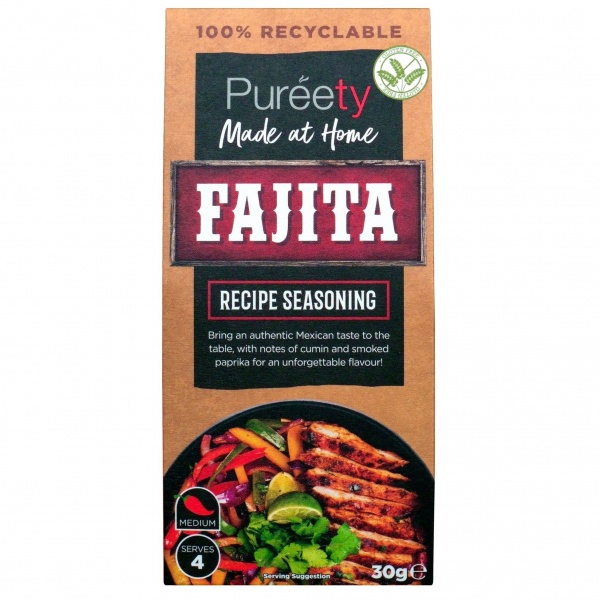 Fajita Recipe Seasoning Mix Pureety 30g