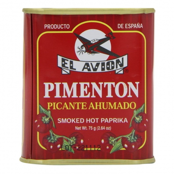 Hot Smoked Paprika Pimenton Picante Ahumado Spice El Avion 75g (Spanish Cooking)