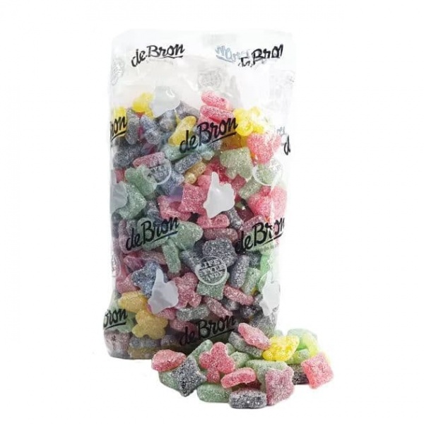 Poker Fruits Gummy Sugar Free Jellies Gums Sweets De Bron 1kg