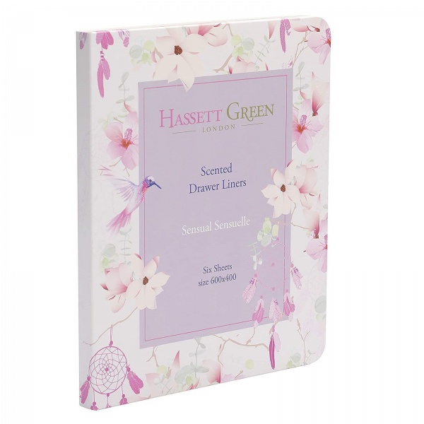Sensual Sensuelle Scented Drawer Liners 6 Sheets Hassett Green