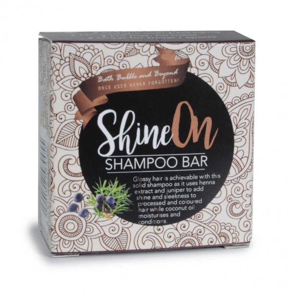 Shine On Red Cinnamon Processed Coloured Hair Shampoo Bars - Bath Bubble & Beyond 50g