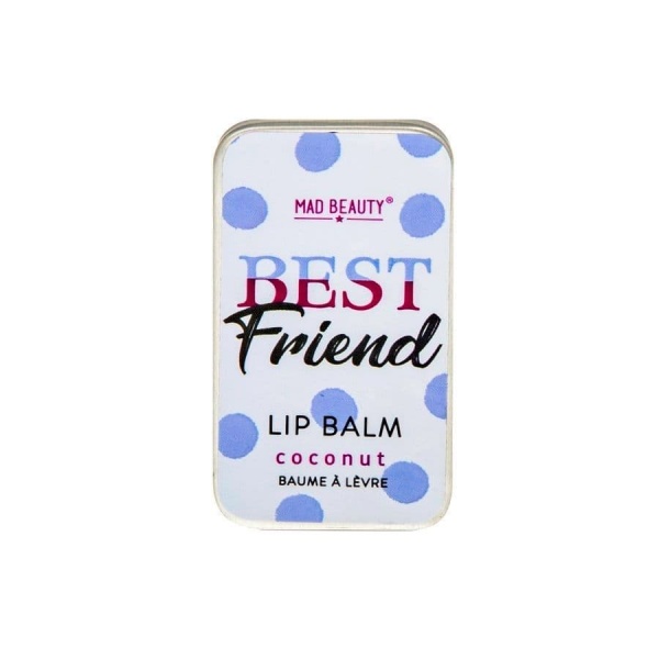 Simply The Best Friend Coconut Mini Lip Balm Tin 10g Mad Beauty